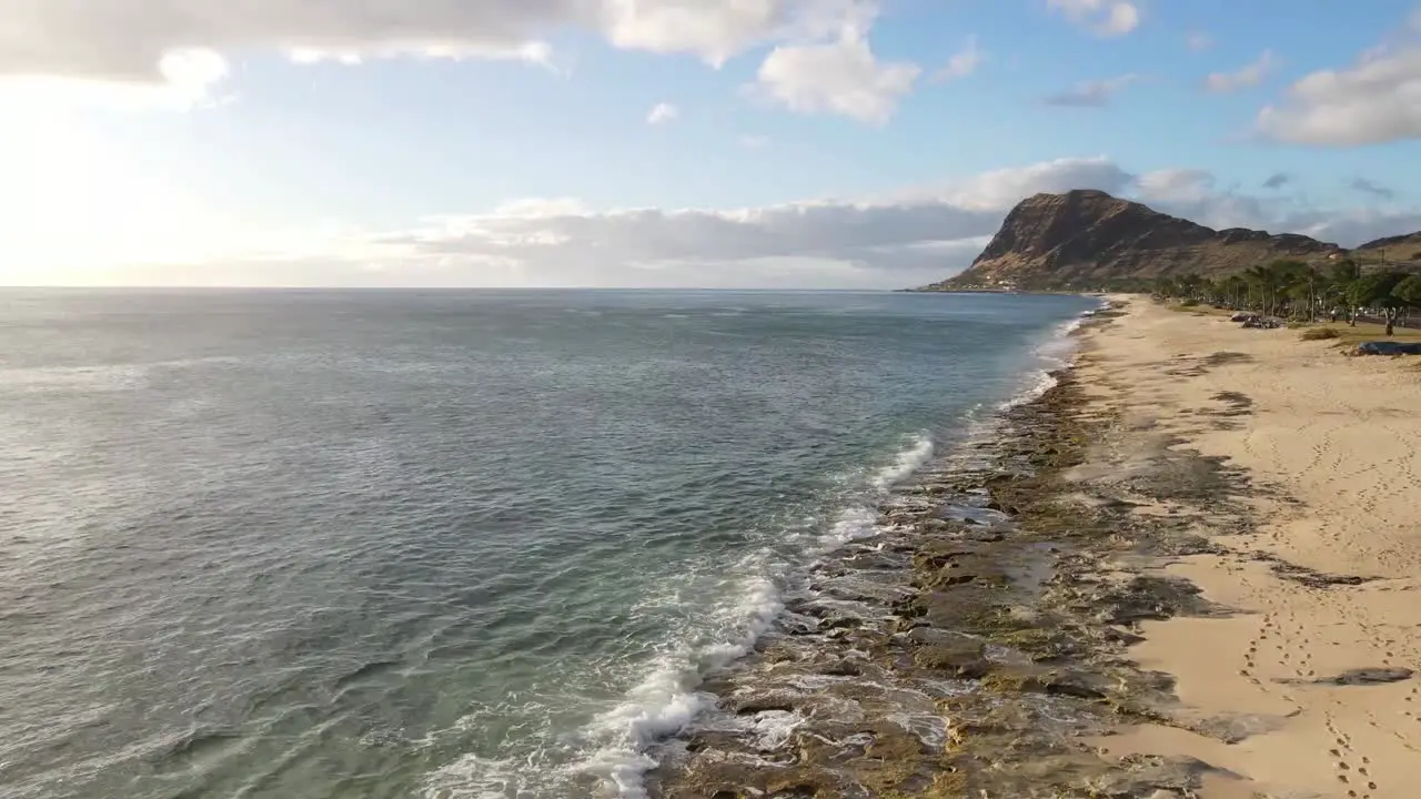 A wonderful view of a Hawaiian beach