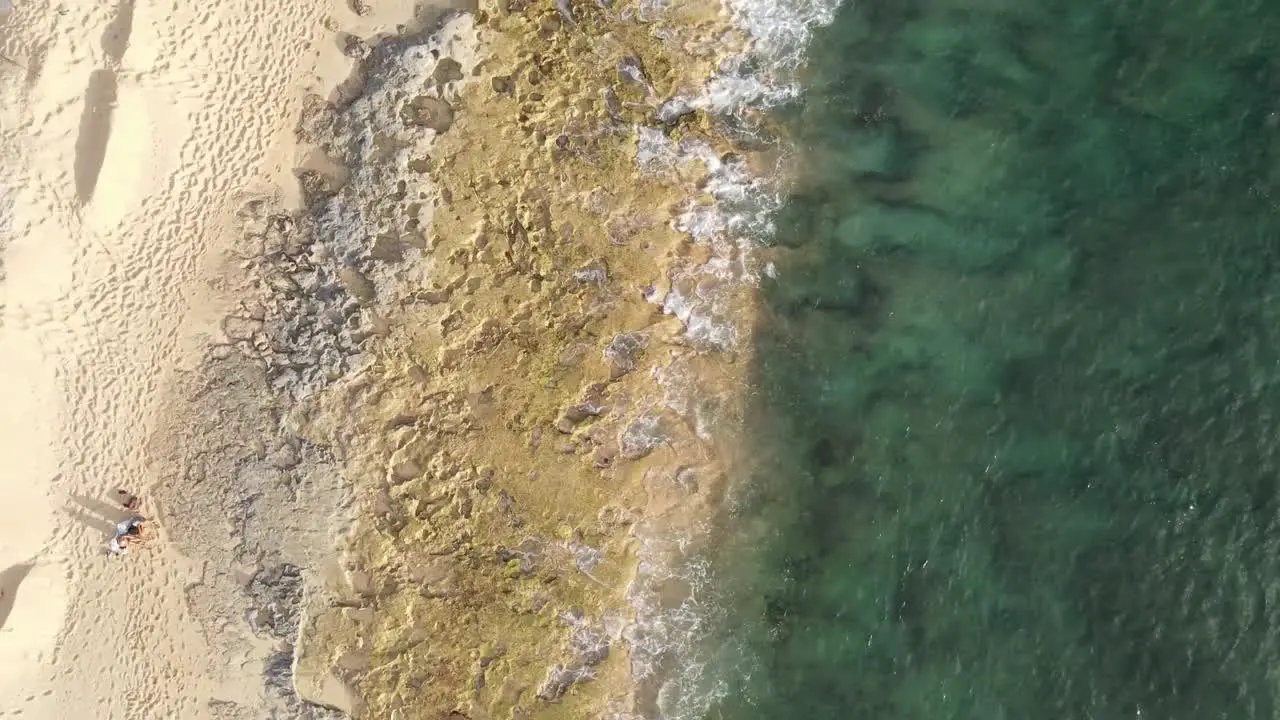 The water and sand meet in this beautiful spot in Hawaii