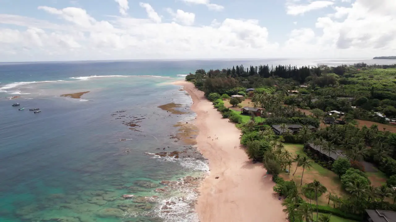 Kauai Hawaii Ha'ena beach drone footage