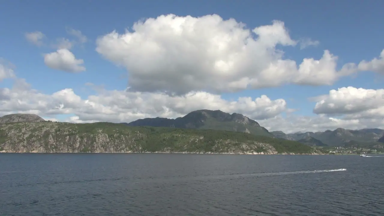 Stavanger Norway Lysefjord boats