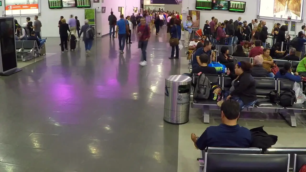 thousands of people walk daily through the corridors of the Mexico City airport