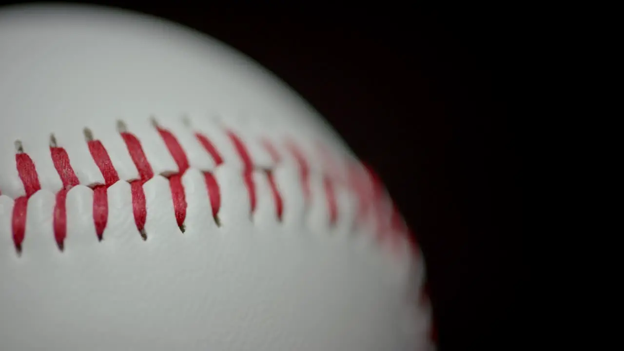 Macro Stitching on Baseball