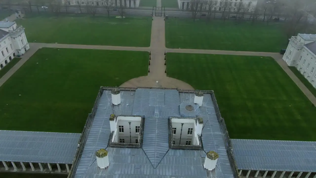 Top view of the beautiful building in London