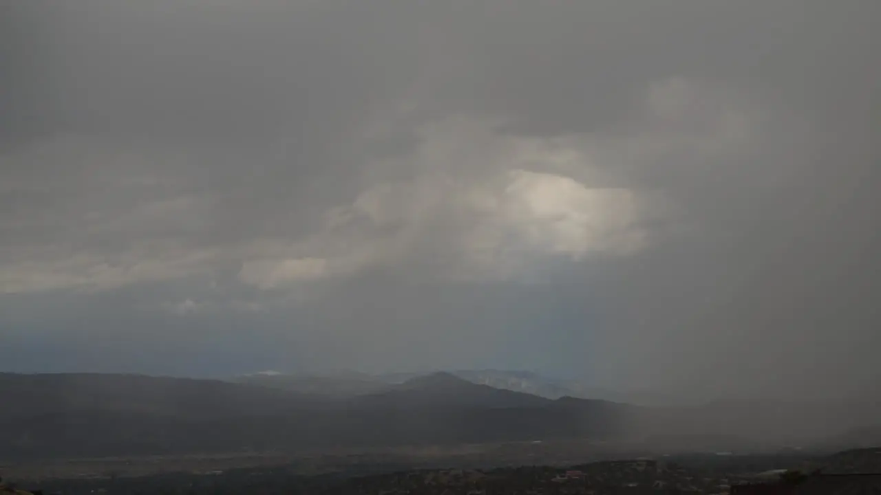 Clouds Time-Lapse Rain Clouds Passing over city