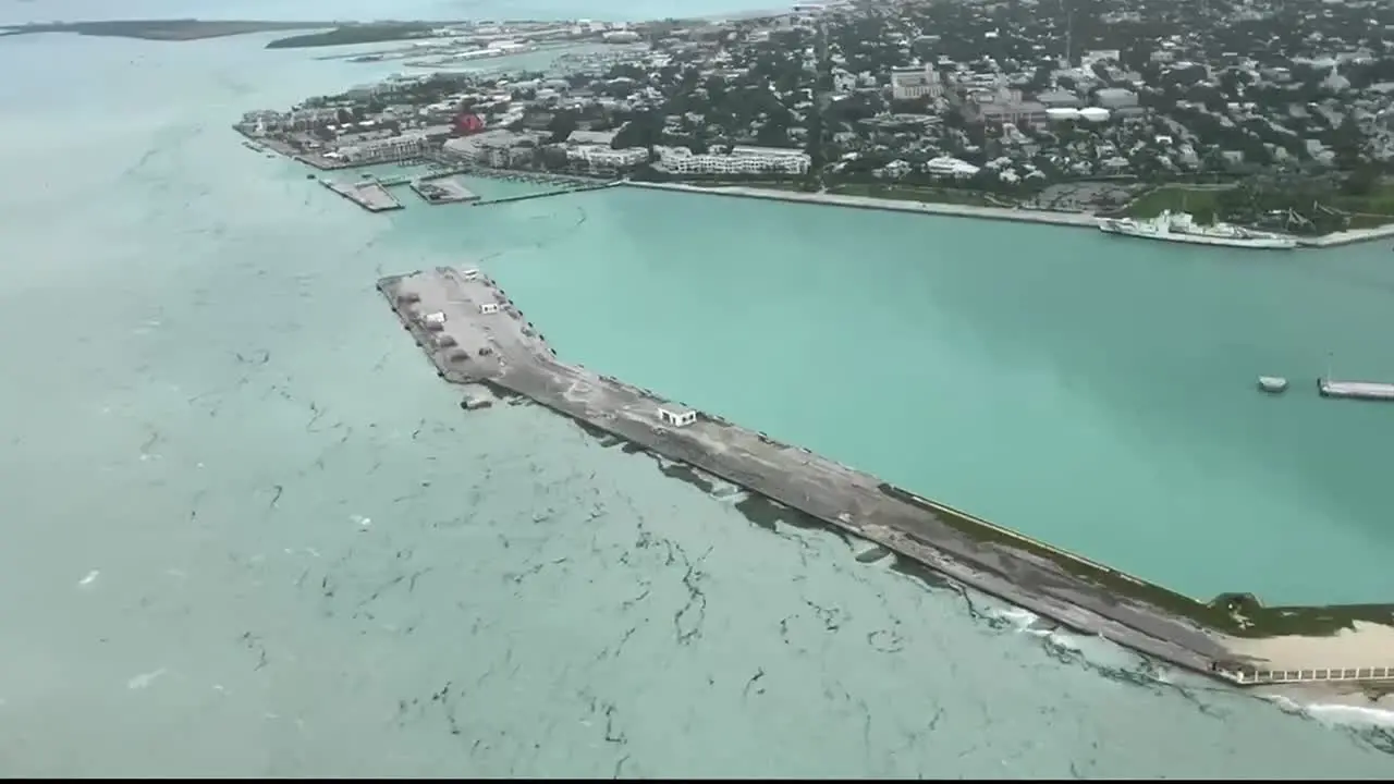 The Us Coast Guard Aerial Flight Assessments During Hurricane Ivan Florida Keys And Naval Air Station Key West Florida