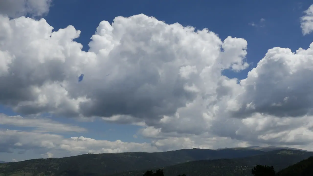 Spain Cumulus Clouds In The Pyrenees