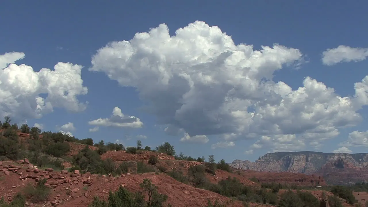 Arizona Sedona landscape with cloud