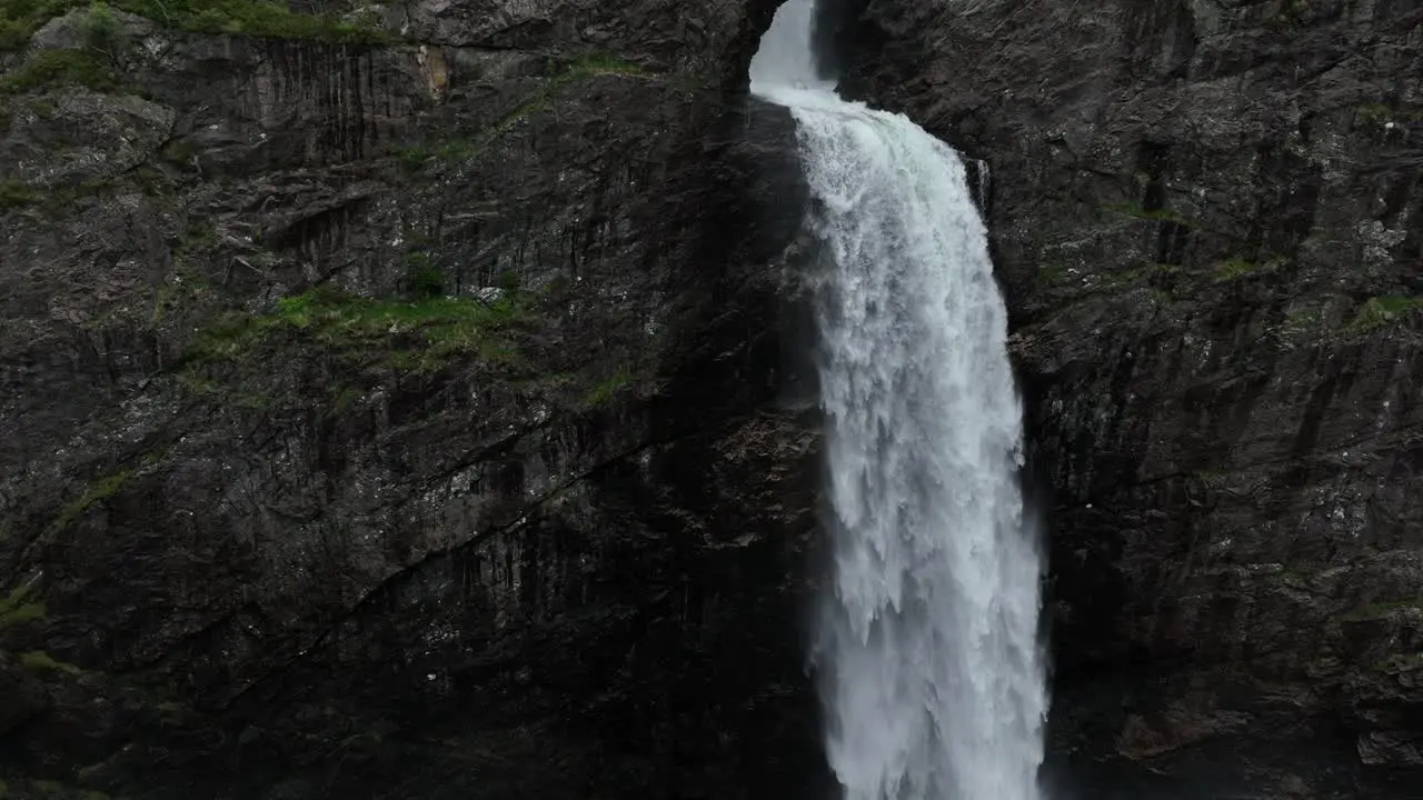 Manafossen Waterfall Norway Norwegen Wasserfall