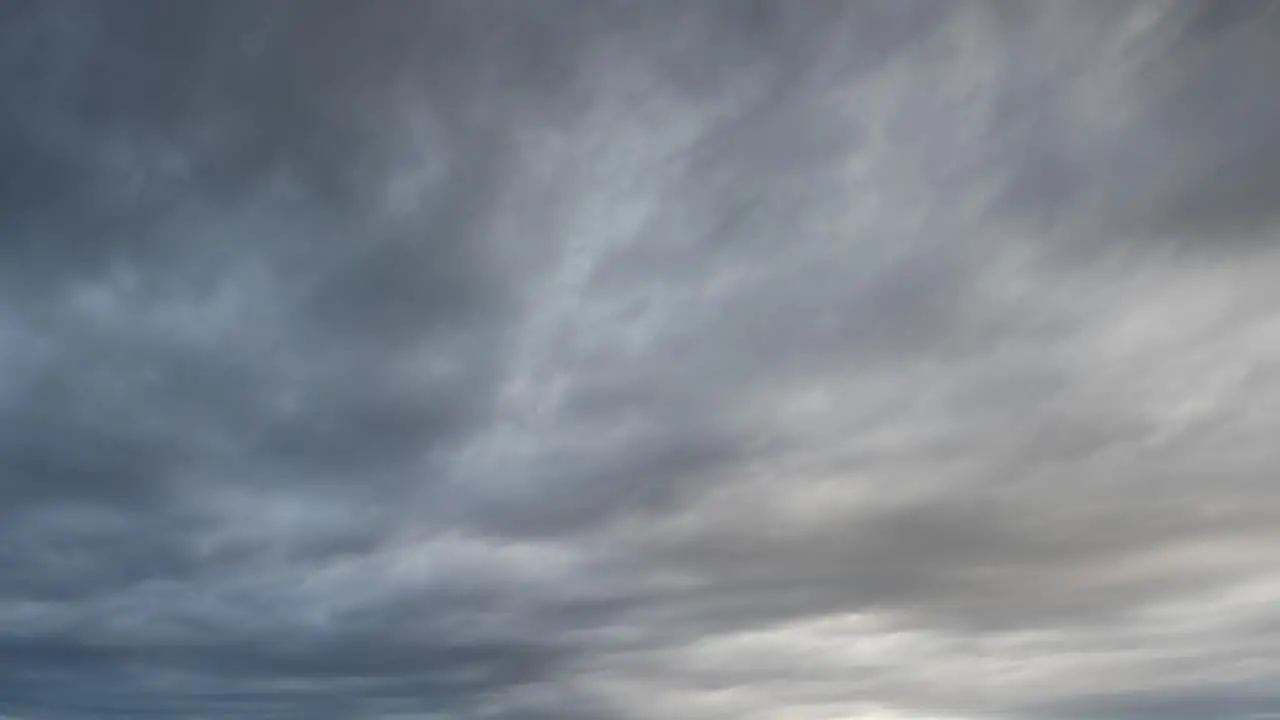 Dark clouds time-lapse cloudscape 4k video