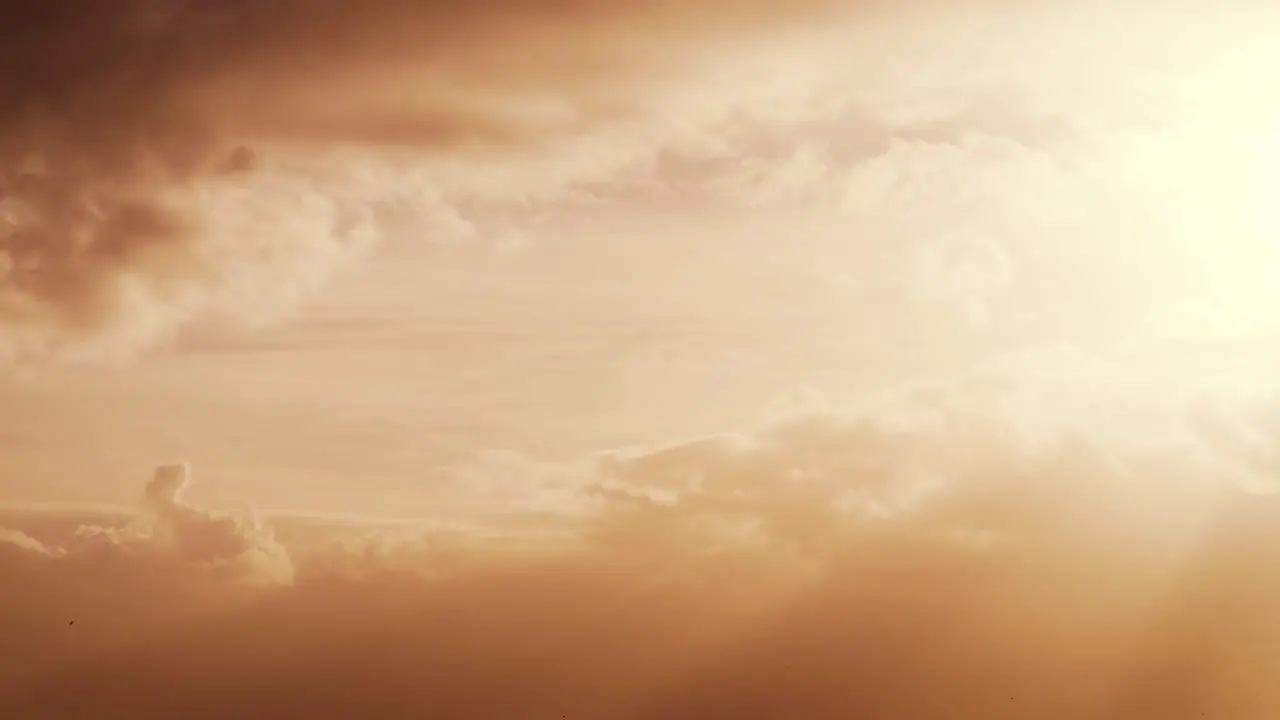 Beautiful cloudscape during sunset Time lapse