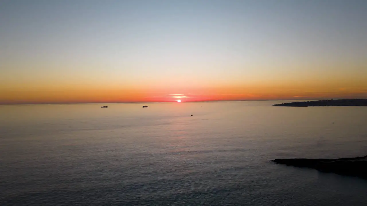 Amazing sunset with sunlight way on water over seascape