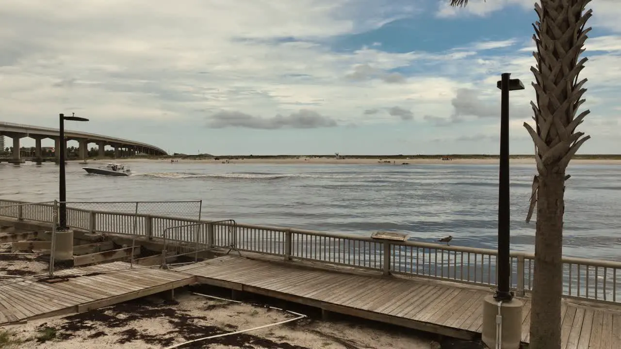 Aerial view of Perdido Pass in the morning-1