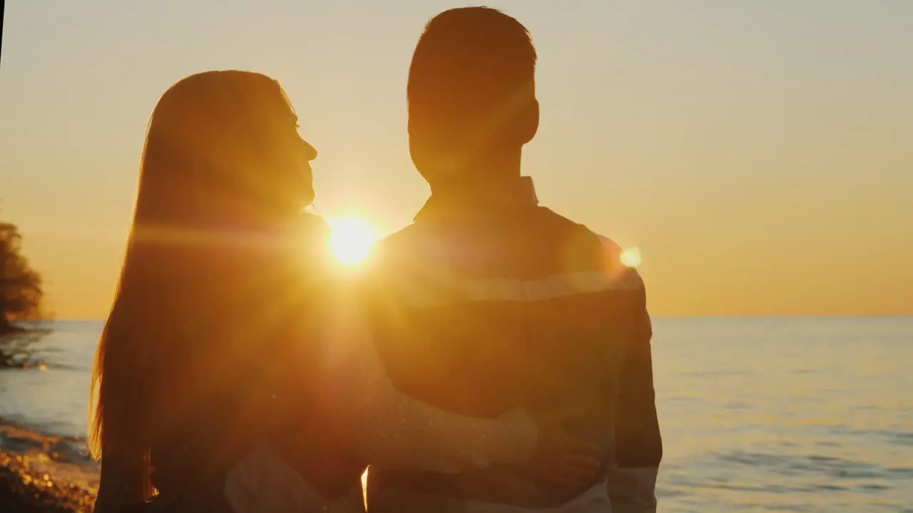 Young Couple at Sunset