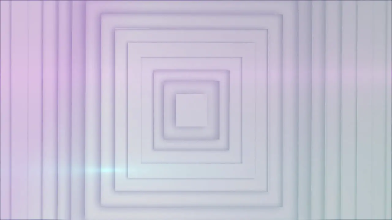 Animation of white squares moving over light trail