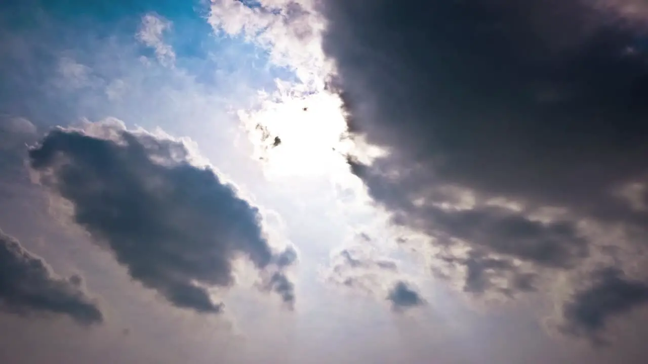 Gorgeous Time Lapse of Clouds Blue Skies over Pennsylvania