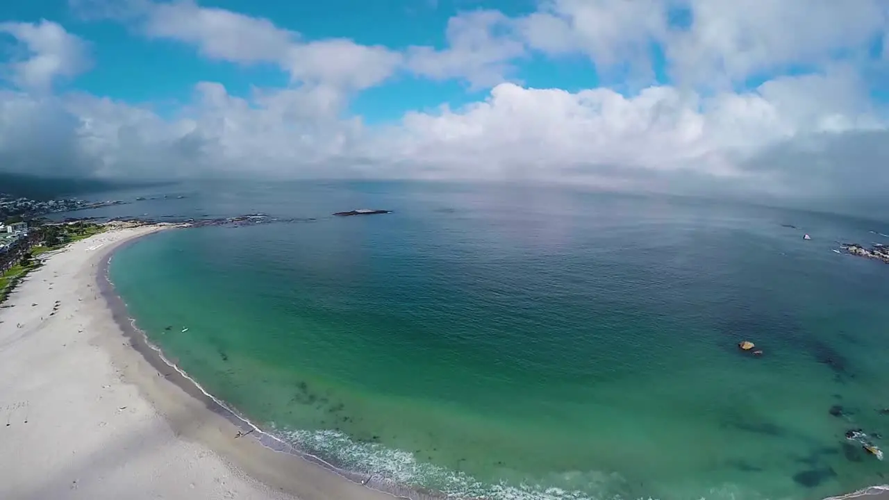 Aerial view of Camps bay