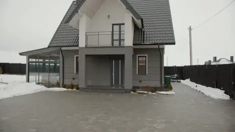 House in winter