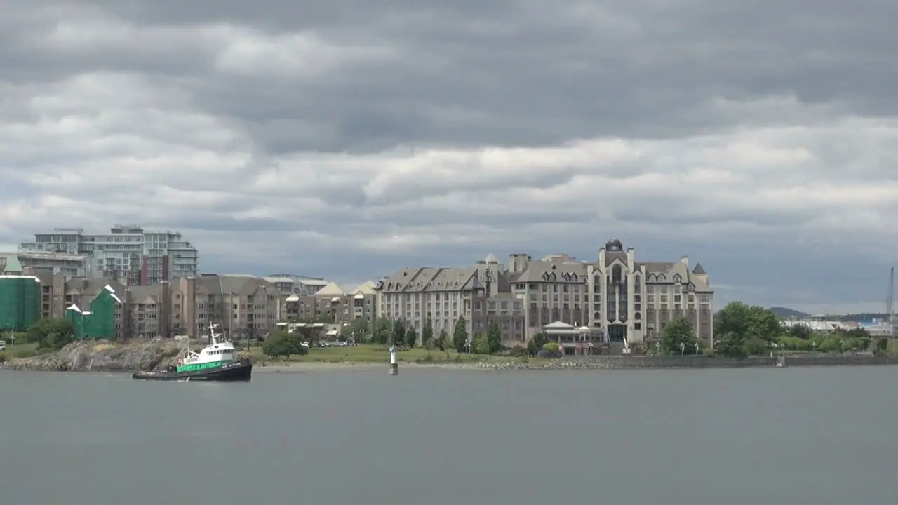 British Columbia Victoria Harbor zoom in