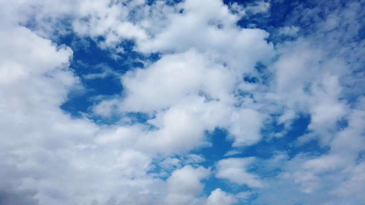 Highspeed dynamic cloud time-lapse from calm blue skies to stormy skies