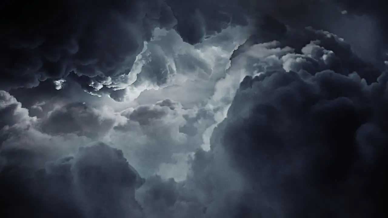 4k thunderstorm Rainy sky with dark clouds