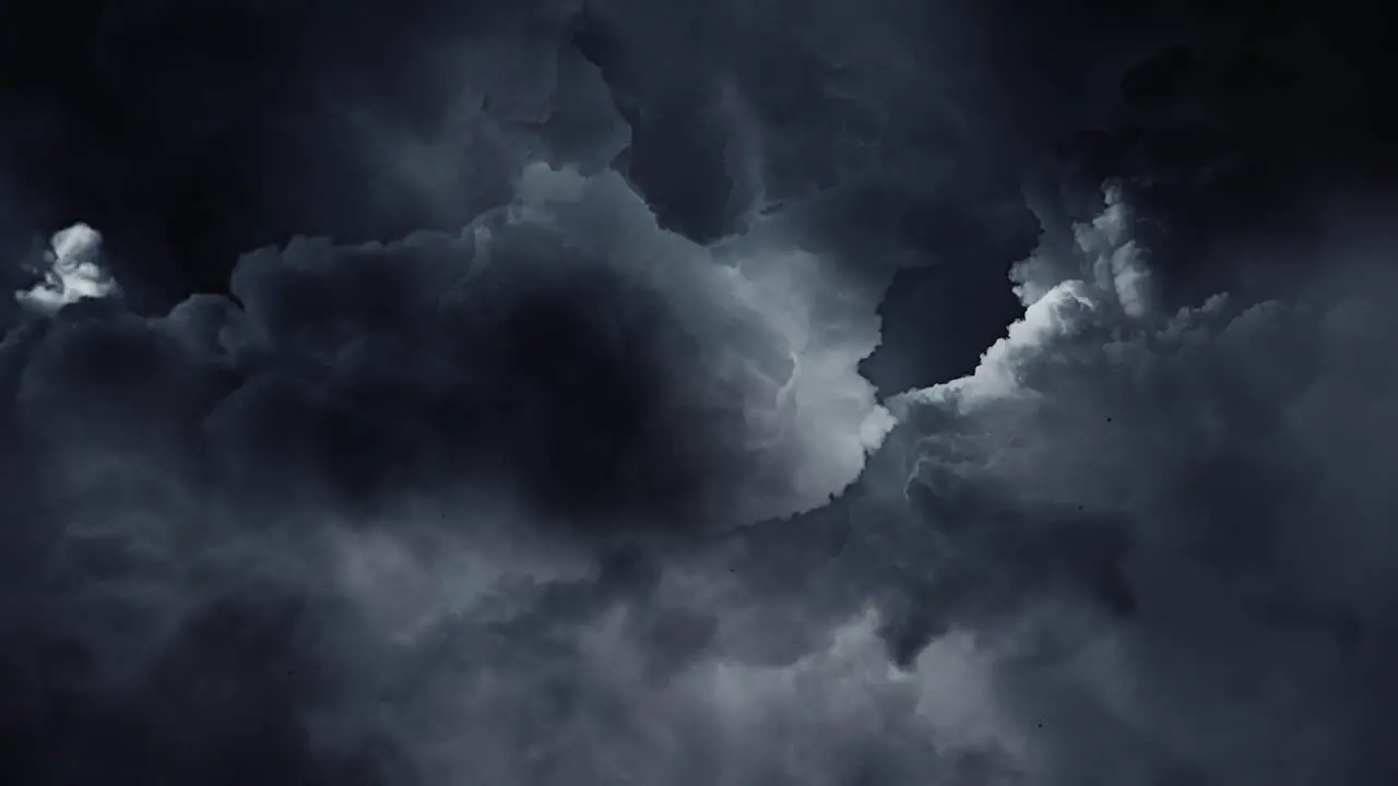 4k thunderstorms dark clouds and lightning strikes before a rainstorm