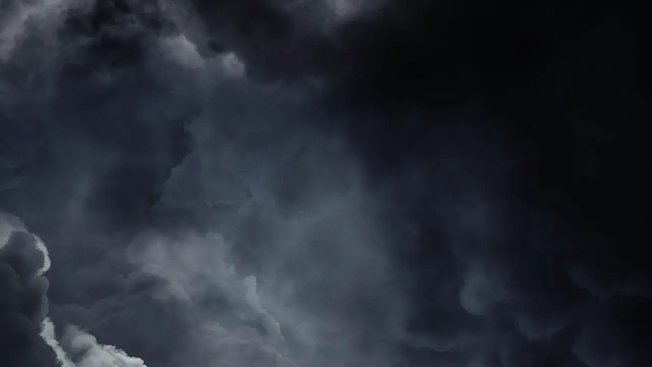 4k thunderstorm point of view cumulonimbus clouds moving in the sky