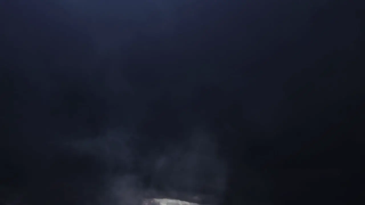 lightning storm timelapse inside the cloud turning dark