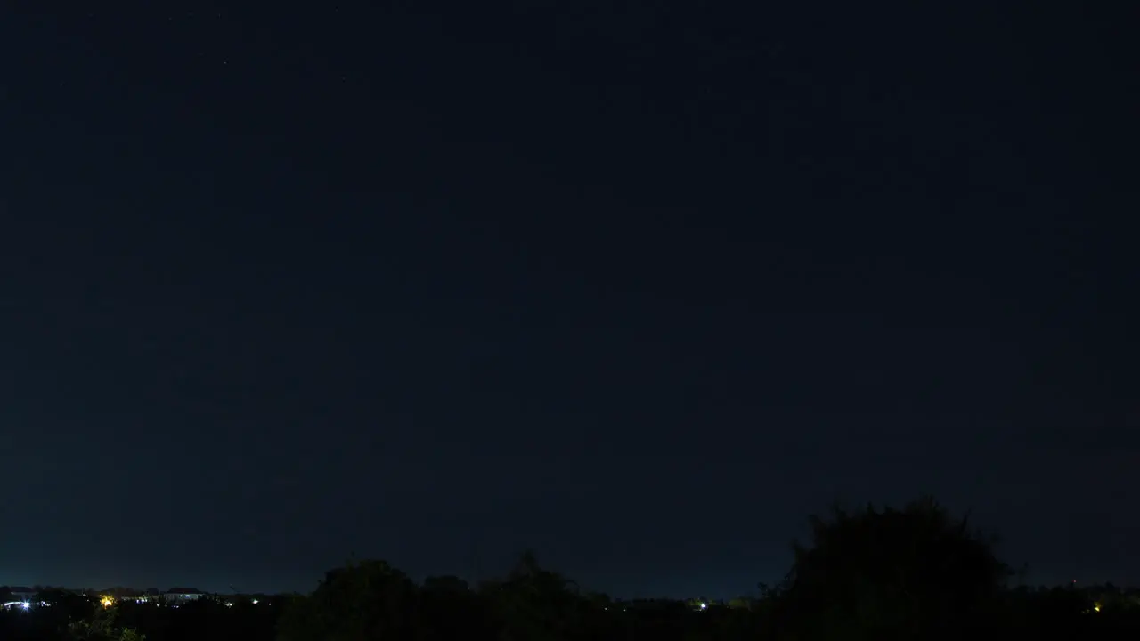 Electric storm exploding on the horizon