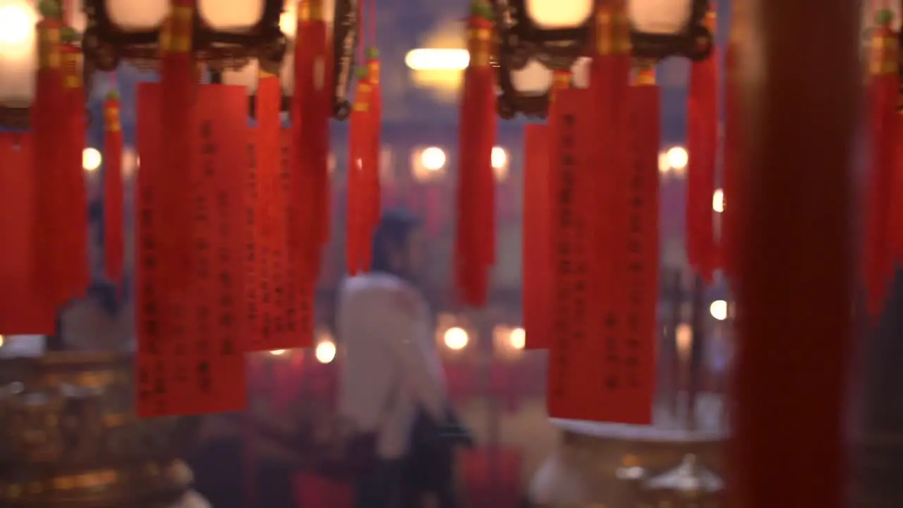 Tracking Past Lanterns in Chinese Temple