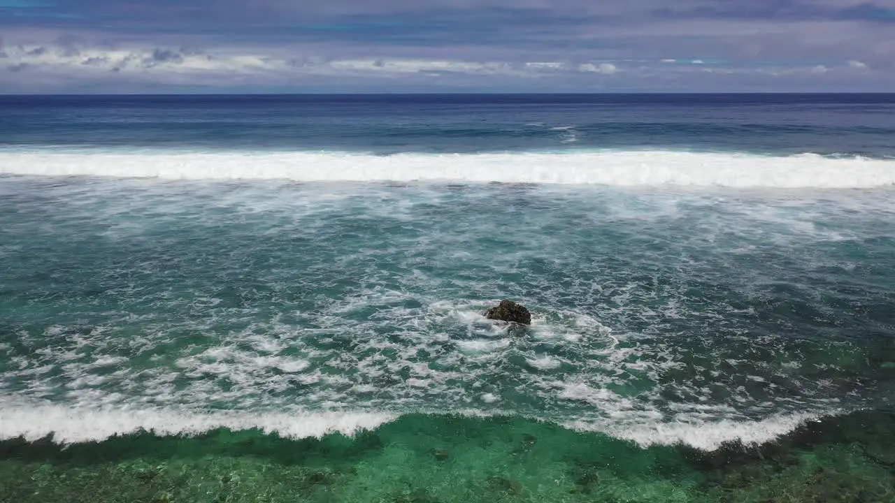 Cook Islands watching the waves with the drone