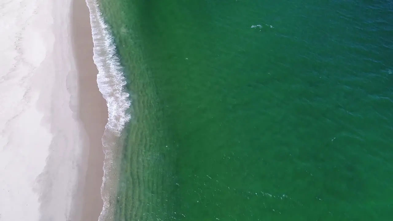 tilt up reveal of the coast of monomoy island off cape cod from a drone