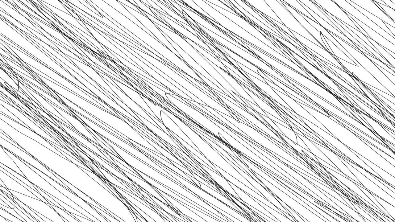 Scribble element effect of drawing speed animation