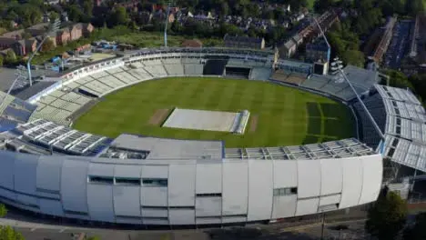 Drone Shot Pulling Away From Edgbaston Cricket Ground 01