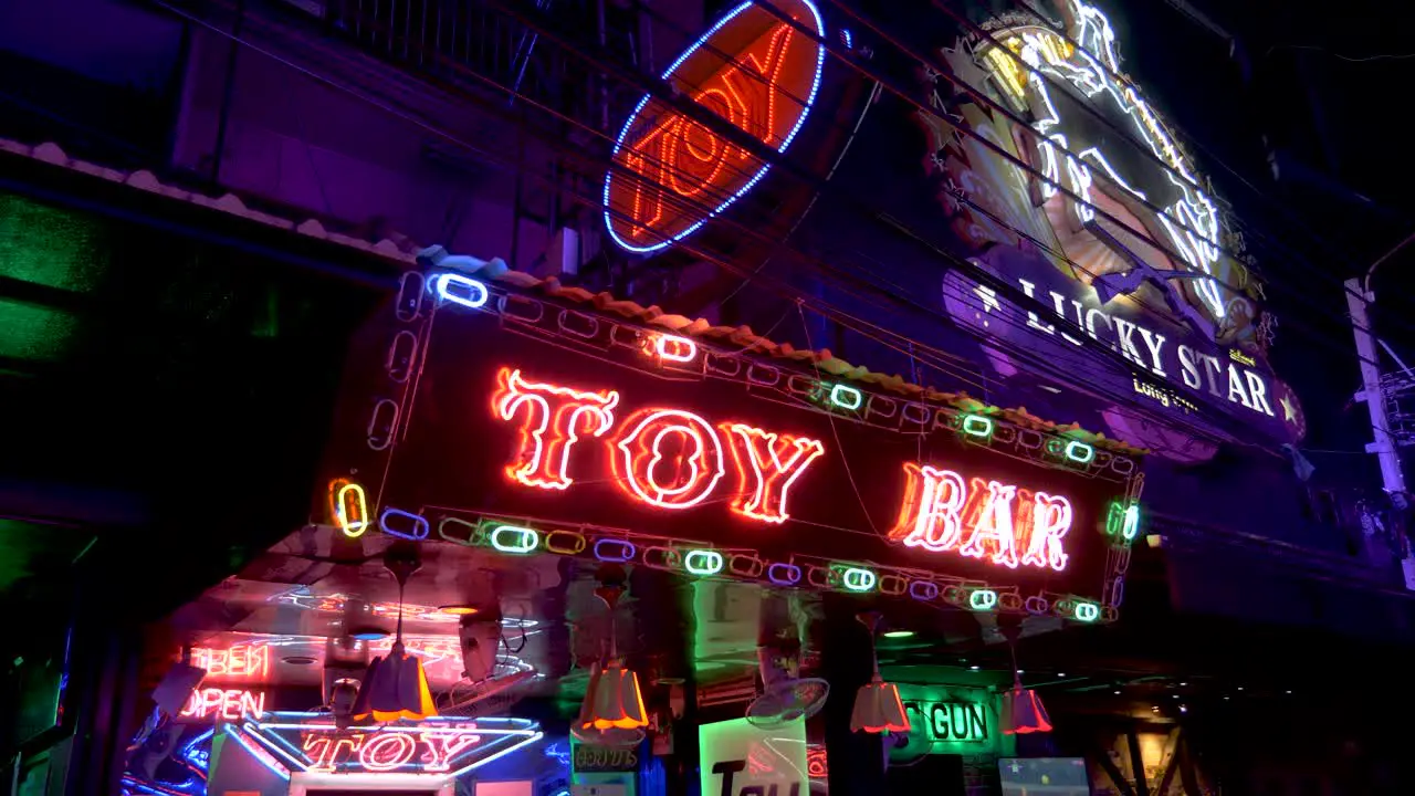 Toy Bar neon sign at Soi Cowboy