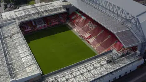 Drone Shot Orbiting Anfield Stadium 05