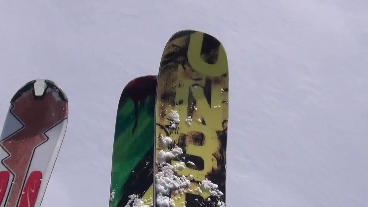 Skis on Skilift 2