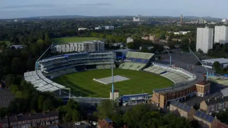 Drone Shot Orbiting Edgbaston Cricket Ground 02