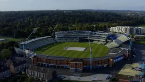 Drone Shot Orbiting Edgbaston Cricket Ground 03