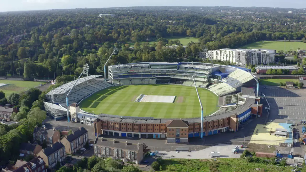 Drone Shot Flying Over Edgbaston Cricket Ground 05