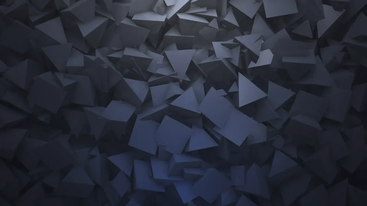 Motion dark geometric shapes 12