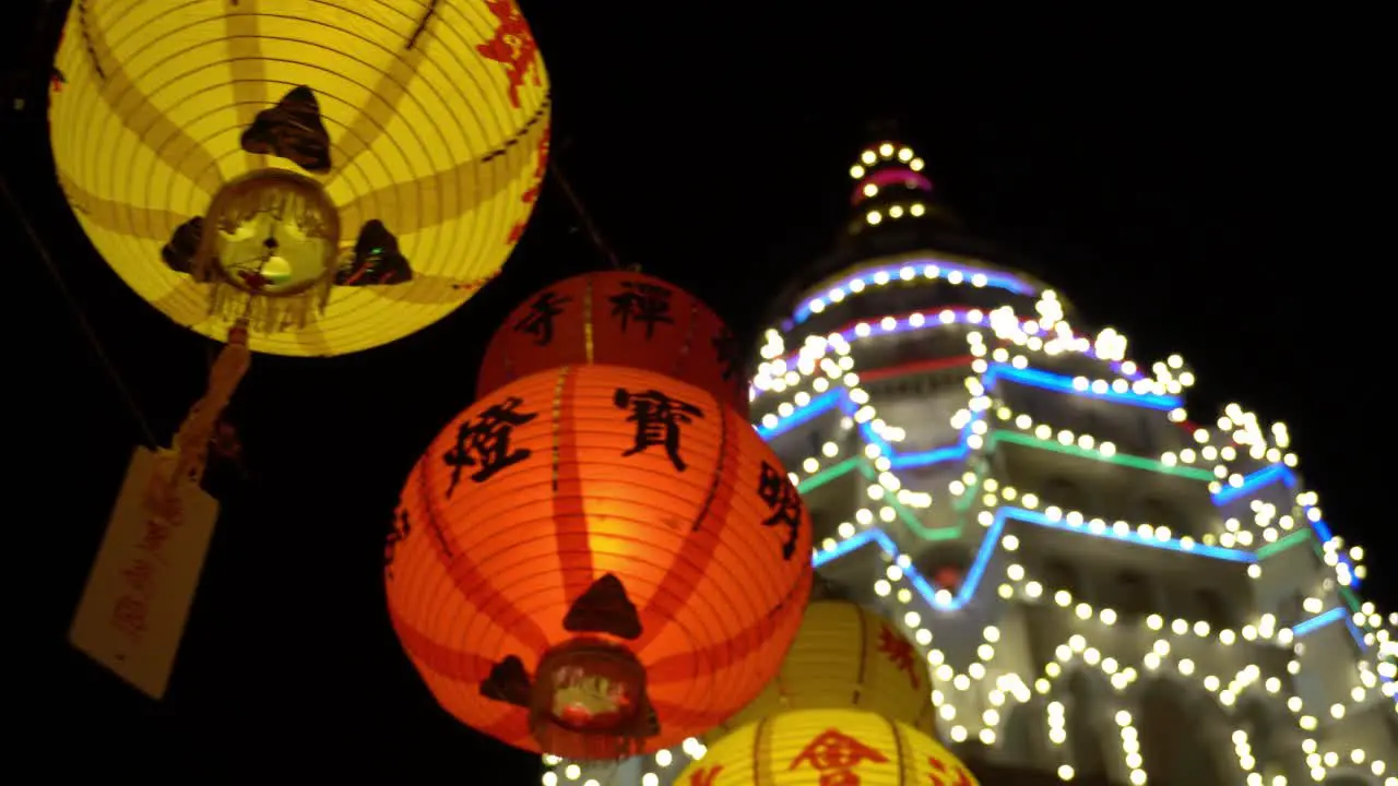 Gimbal shot lantern at Kek Lok Si