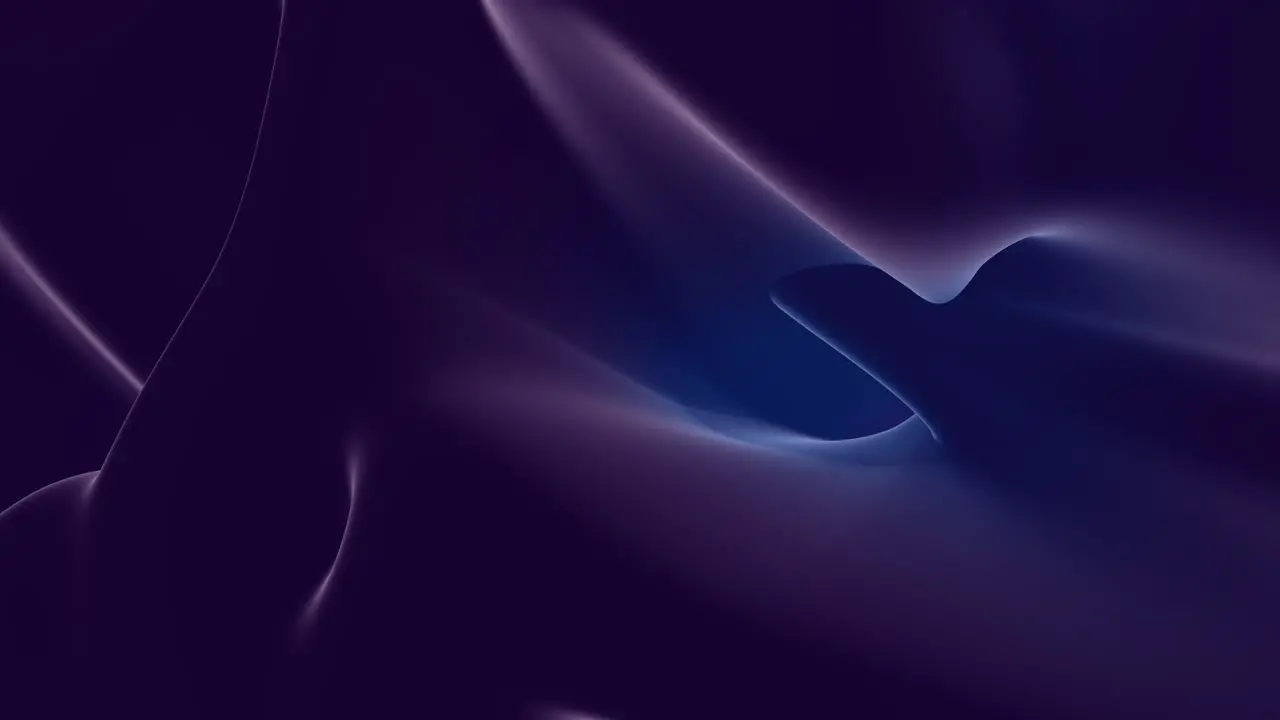 Swirling blue and purple abstract digital artwork