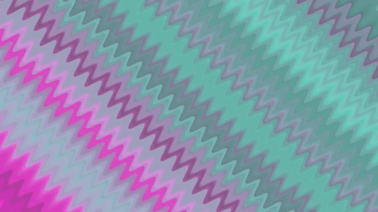 Rainbow abstract zigzag pattern