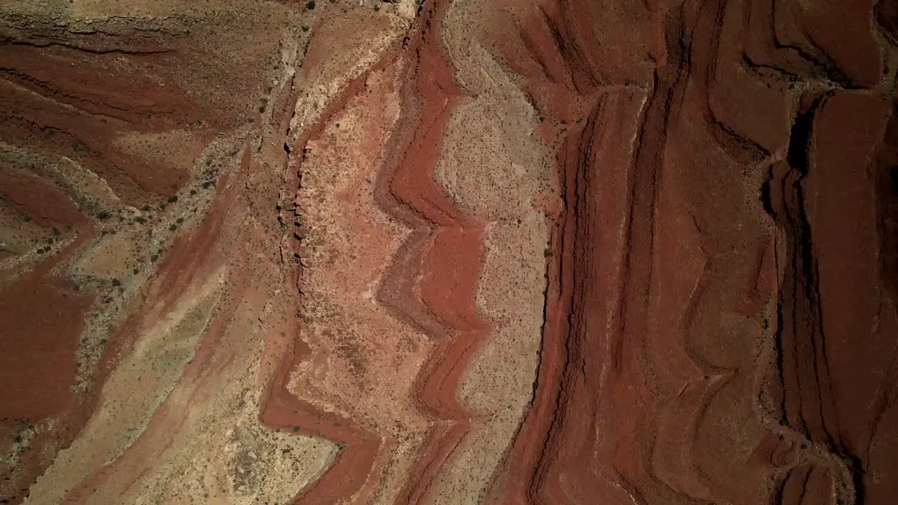 Drone Aerial Cinematic Shot of a unique abstract lines of the Antelope National Park