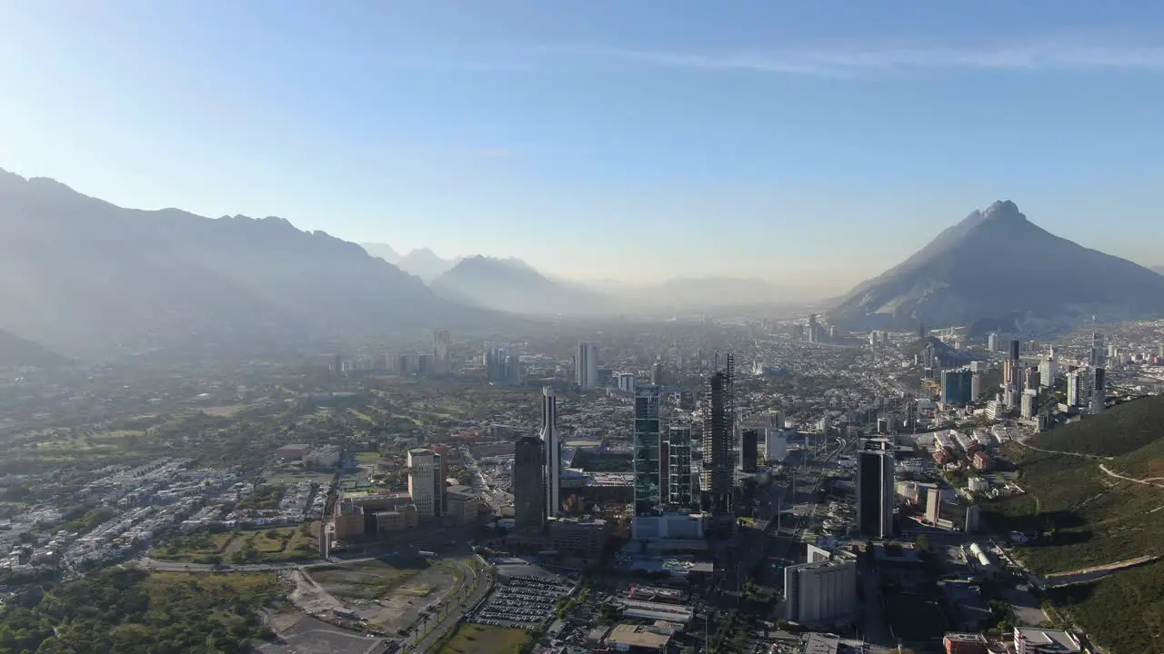 Monterrey Mexico Footage with Drone