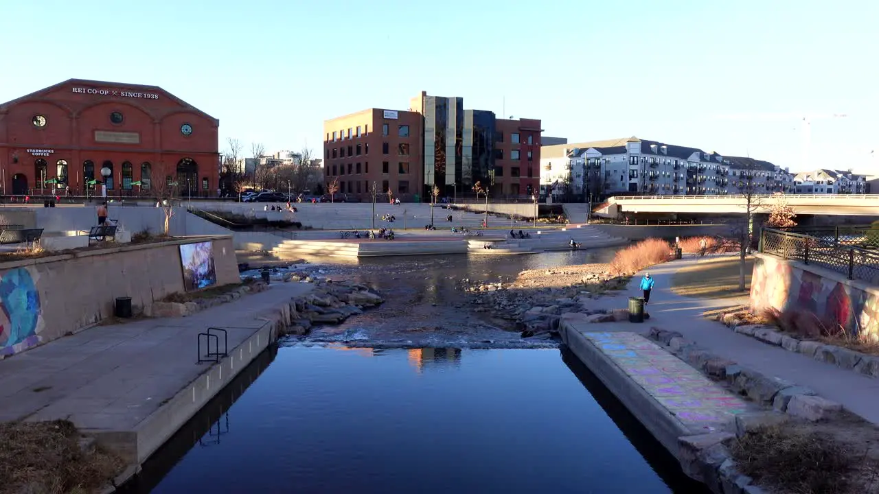 Panoramic view of River Front Park in Denver CO