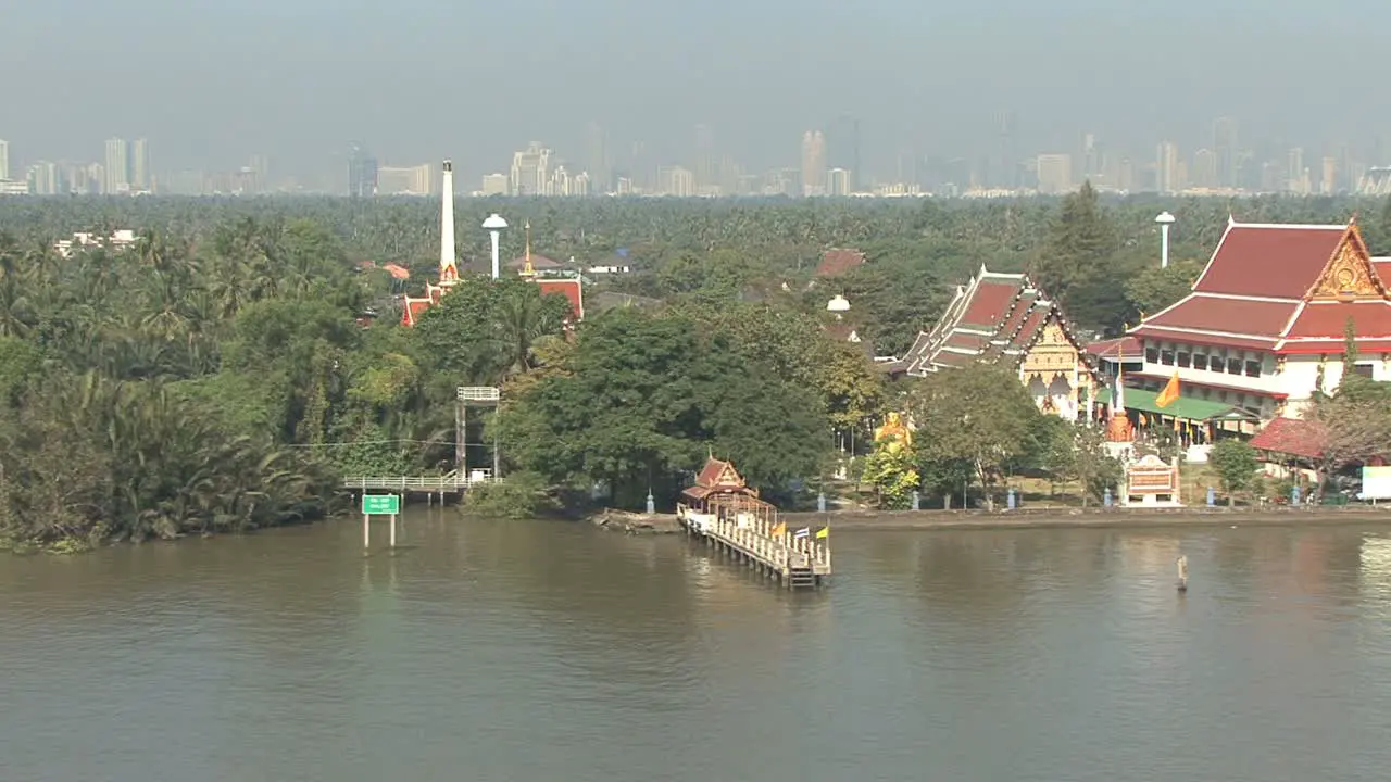 Buddhist temple by the Chao Phraya