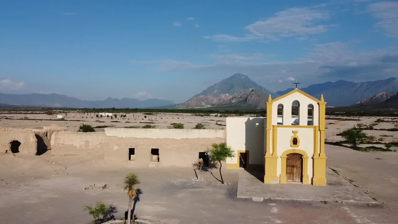 abandoned church in the middle of nothing