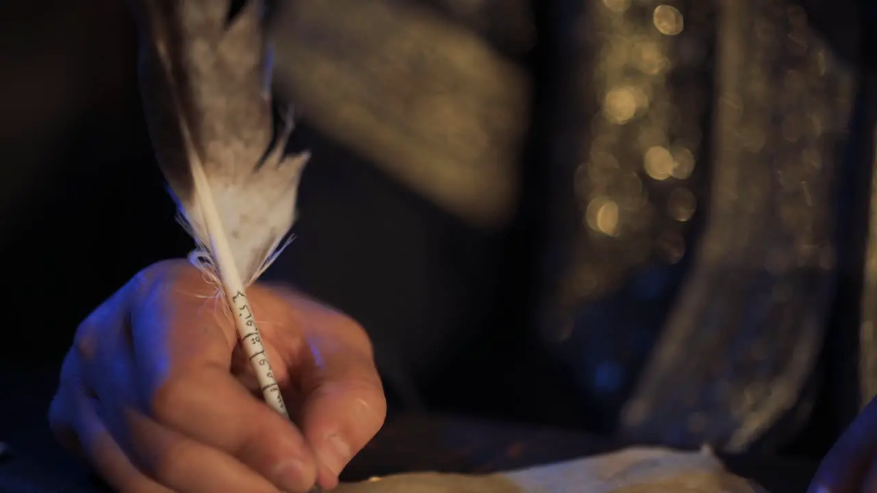 Eagle feather pen Writing in ancient times