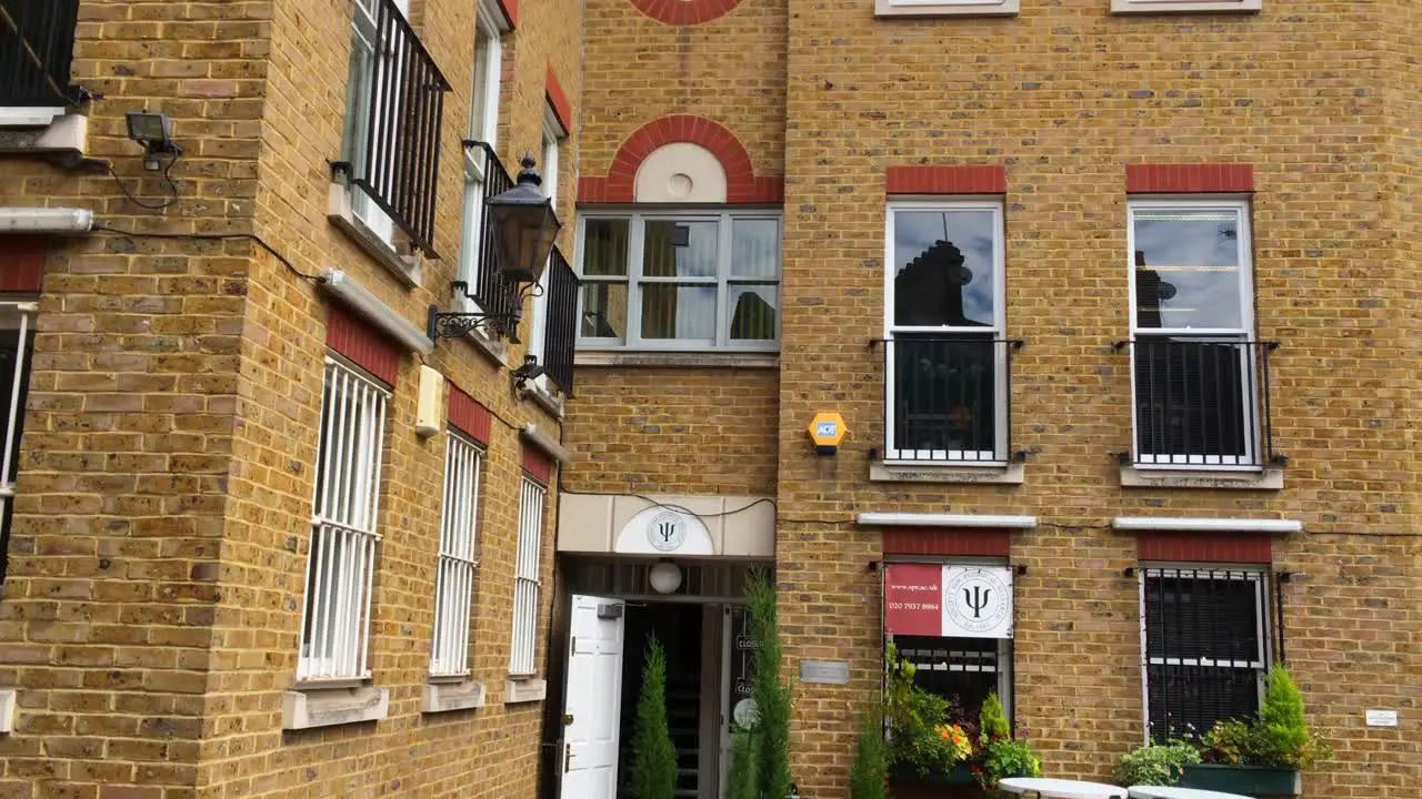 Exterior of the Society for Psychical Research building in Kensington West London